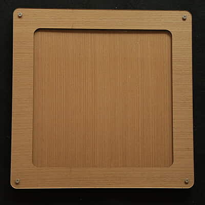 Embroidery Display Frame Veneer Rounded Square Brown 8" Embroidery Display Frame Veneer Rounded Square Brown 8"