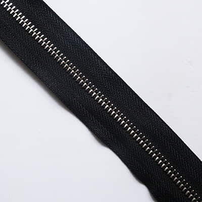 Bag Zip With Silver Teeth Bag Zip With Silver Teeth