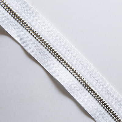 Bag Zip With Silver Teeth Bag Zip With Silver Teeth