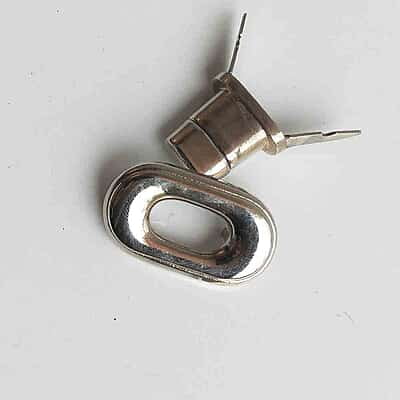 Bag Buckle  Chrome Silver Modal Eight Bag Buckle  Chrome Silver Modal Eight