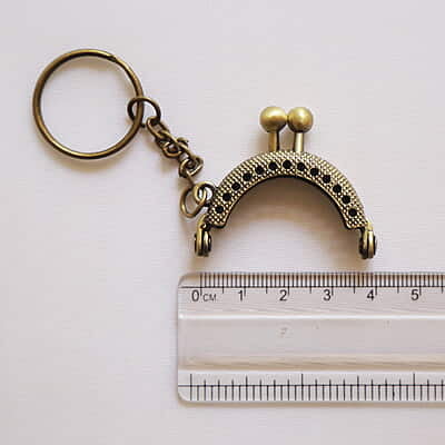 Purse frame with Key Chain 4 cm Purse frame with Key Chain 4 cm