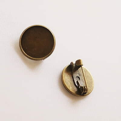 Circle Brooch Bezel Antique Bronze Circle Brooch Bezel Antique Bronze