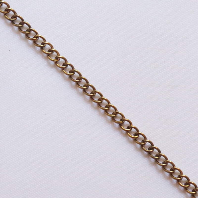 Chain Modal Two Antique Gold Chain Modal Two Antique Gold