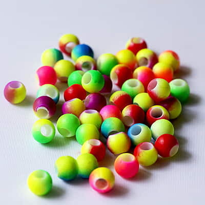 Multicolored Plastic Beads