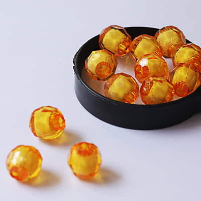 Transparent Plastic Beads