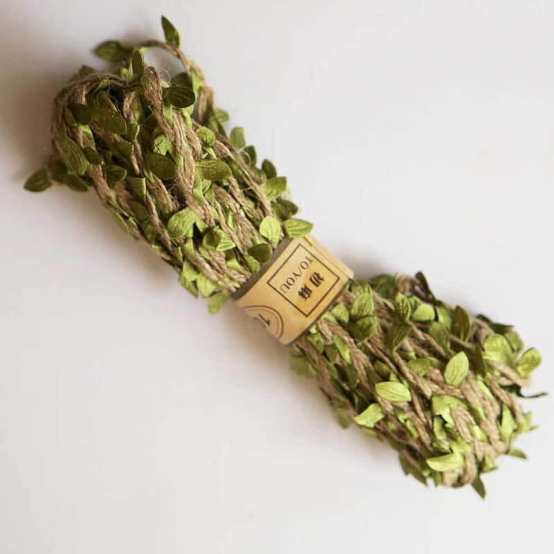 Leaf Jute Lace Green 10 M