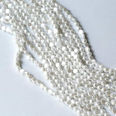 Half Cut Beads 4mm Half Cut Beads 4mm