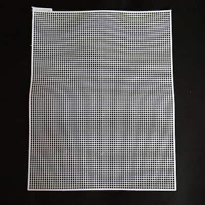 Plastic Canvas Sheet White