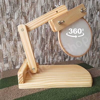 Embroidery stand Table Top Pine Wood Modal 1