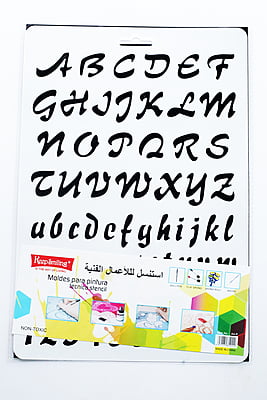 Alphabet Stencil Alphabet Stencil