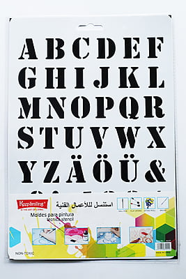Alphabet Stencil Alphabet Stencil