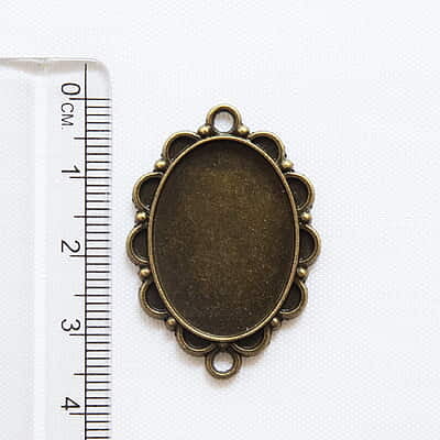 Antique Bronze Bracelet Bezel Modal 109