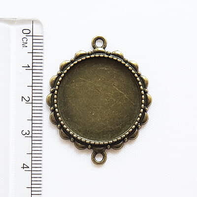 Antique Bronze Bracelet Bezel Modal 105 Antique Bronze Bracelet Bezel Modal 105