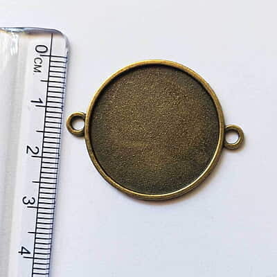 Antique Bronze Bracelet Bezel Modal 104