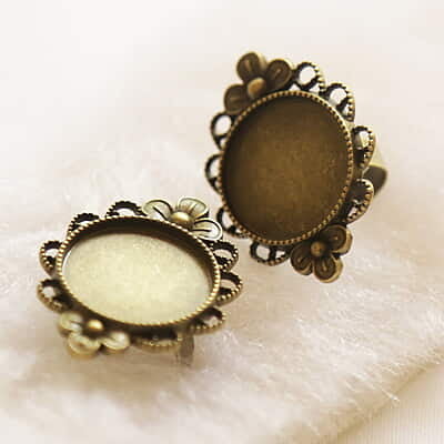 Finger Ring Antique Bronze Modal 09 Finger Ring Antique Bronze Modal 09