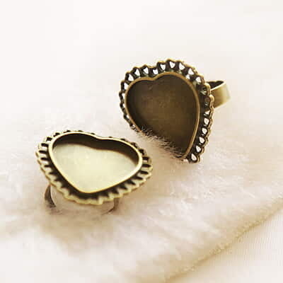 Finger Ring Antique Bronze Modal 08 Finger Ring Antique Bronze Modal 08