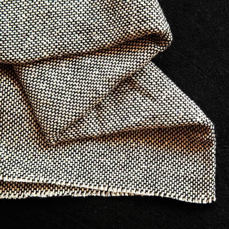 Monk Cloth Black & White Monk Cloth Black & White