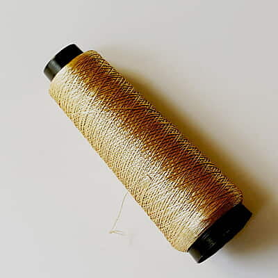 Zari Thread Rose Gold 6 Strand Zari Thread Rose Gold 6 Strand