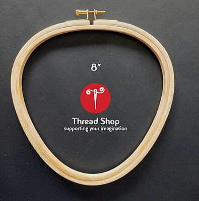Triangle Brass Screw Wooden Hoop