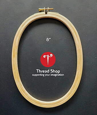 Oval Brass Screw Wooden  Hoop