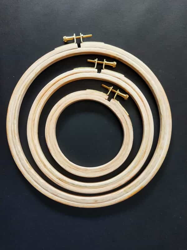 Circle Brass Screw Wooden Hoop Circle Brass Screw Wooden Hoop
