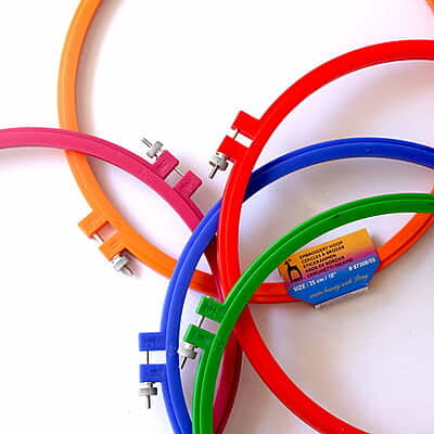 Pony Circle Fiber Hoop Assorted Colors