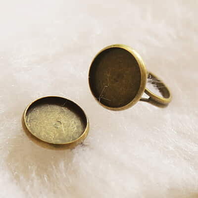 Finger Ring Antique Bronze-Medium-Medium Finger Ring Antique Bronze-Medium-Medium