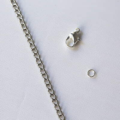 Chain Modal Two Chrome Silver Chain Modal Two Chrome Silver
