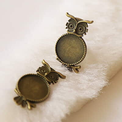 Finger Ring Antique Bronze Modal 10 Finger Ring Antique Bronze Modal 10