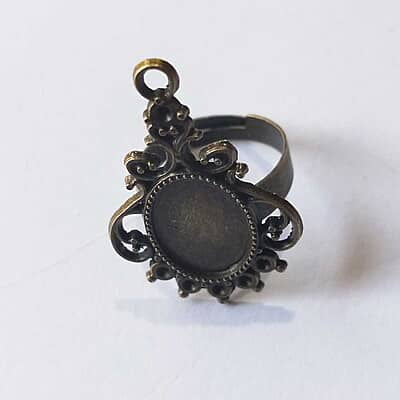 Finger Ring Antique Bronze Modal 06 Finger Ring Antique Bronze Modal 06