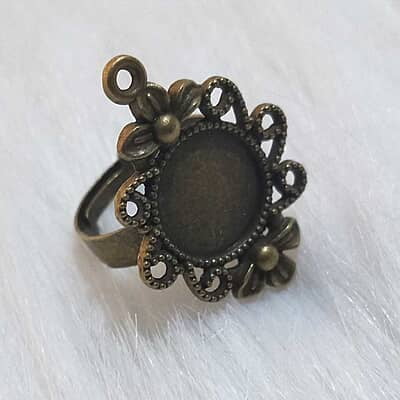 Finger Ring Antique Bronze Modal 05 Finger Ring Antique Bronze Modal 05