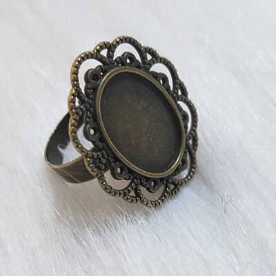 Finger Ring Antique Bronze Modal 03 Finger Ring Antique Bronze Modal 03