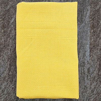 Soft Aida Fabric Yellow 10C Soft Aida Fabric Yellow 10C