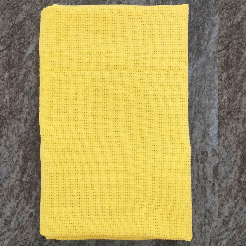 Soft Aida Fabric Yellow 10C Soft Aida Fabric Yellow 10C