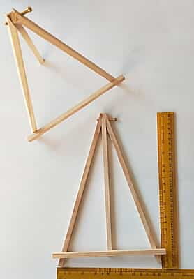 Wooden Easel  Brass Screw 12"