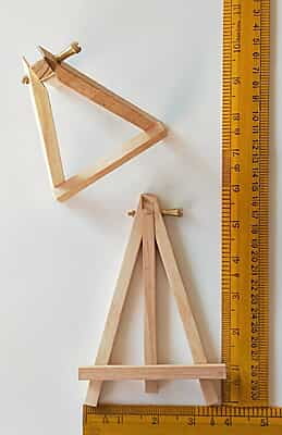 Wooden Easel  Brass Screw 6"