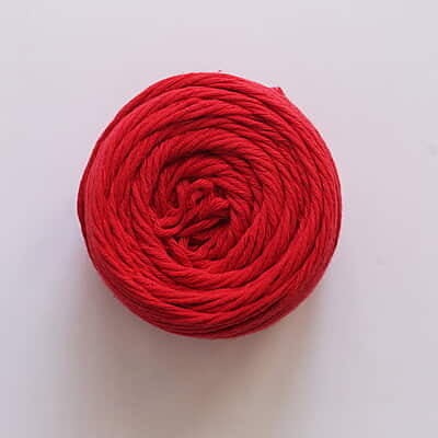 Cotton Yarn 8 Ply-Red Cotton Yarn 8 Ply-Red