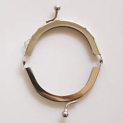 Purse frame Chrome Silver