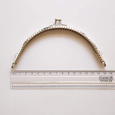 Purse frame Chrome Silver