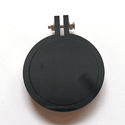 Mini Hoop Circle With Screw Black Big Mini Hoop Circle With Screw Black Big