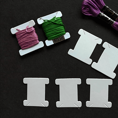 Floss Bobbin 300 GSM White Floss Bobbin 300 GSM White