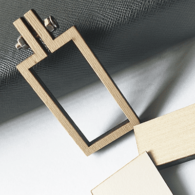 Mini Hoop Rectangle Veneer Mini Hoop Rectangle Veneer