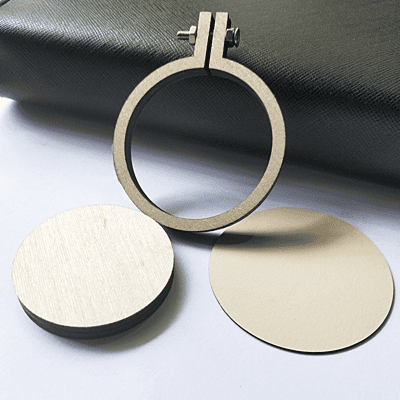 Mini Hoop Circle With Screw Veneer 5 cm Mini Hoop Circle With Screw Veneer 5 cm
