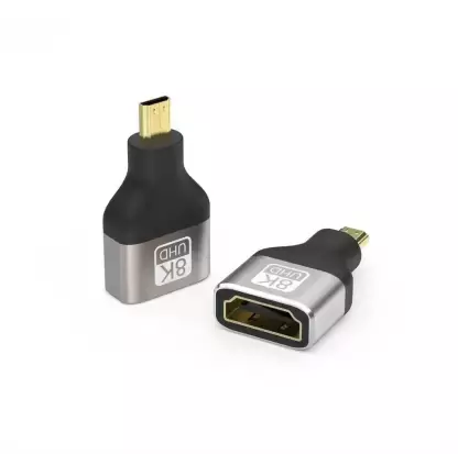 Micro Hdmi (Type D) To Hdmi (Type A) Adapter Straight Connector