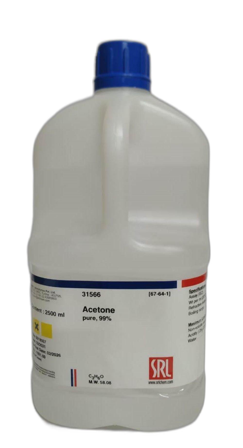 Acetone pure, 99% SRL