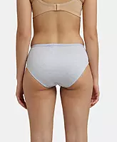 Jockey High Coverage Super Combed Cotton Hipster With Concealed Waistband and StayFresh Treatment - Light Print (Pack of 3) - 1406