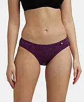 Jockey Medium Coverage Super Combed Cotton Bikini With Concealed Waistband and StayFresh Treatment - Dark Prints (Pack of 3) - 1410