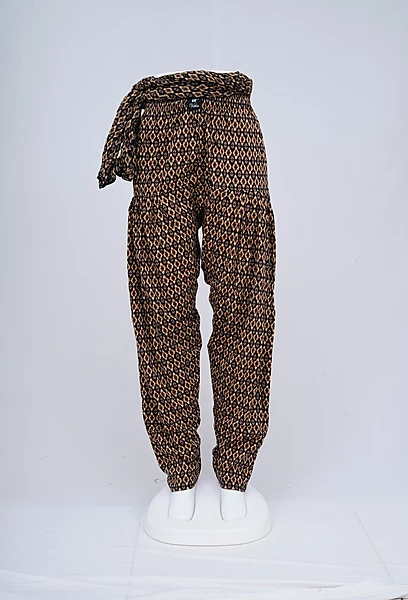 Women Printed Patiyala with Matching Stole 1450-B