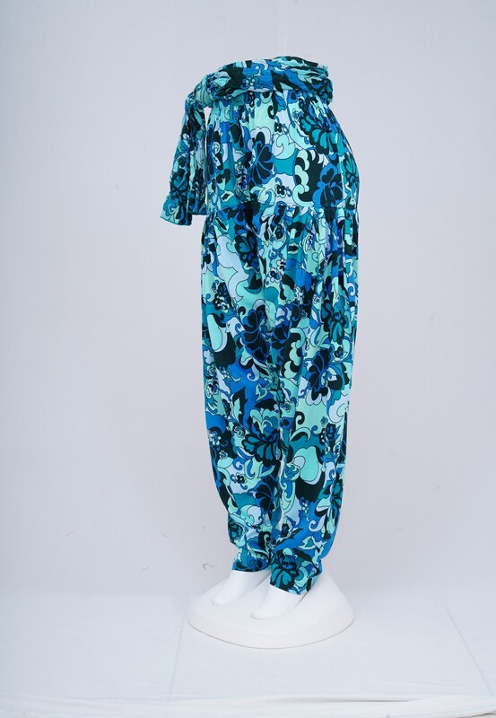 Women Printed Patiyala with Matching Stole 1451-A