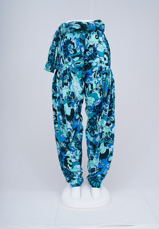 Women Printed Patiyala with Matching Stole 1451-A